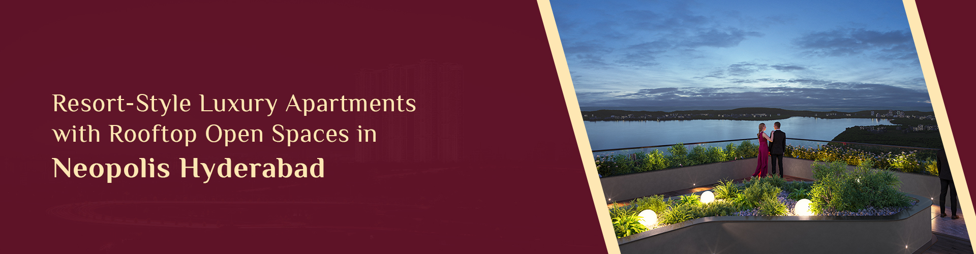 resort style luxury apartments with rooftop open spaces in neopolis hyderabad